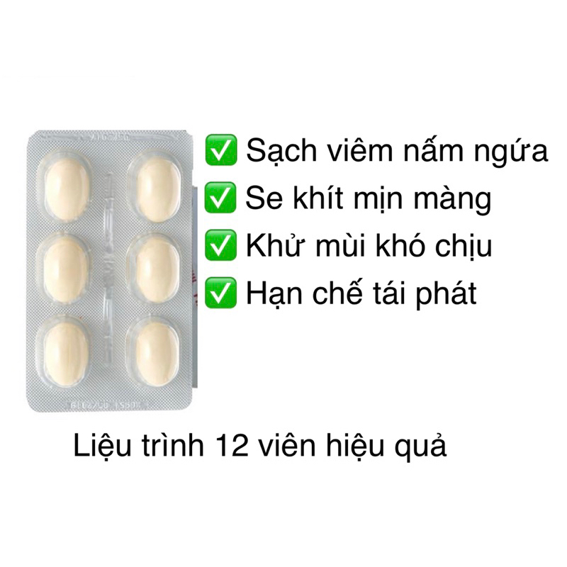 Viên dưỡng cô bé hết viêm nấm ngứa hiệu quả sau 1 đêm liệu trình tận gốc 12 viên
