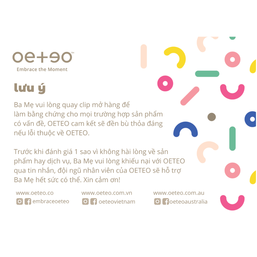 Chăn sơ sinh OETEO bé trai bé gái 0 - 6 tháng vải 95% cotton - 5% spandex kích cỡ 70x70cm - Love From Above 1168