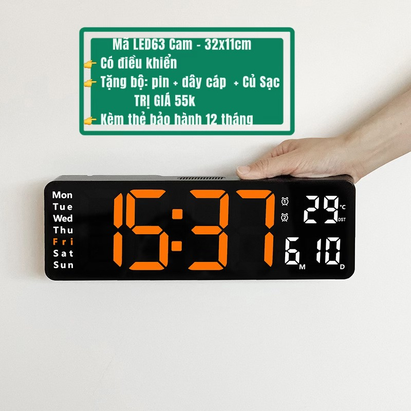 Video thật - Đồng hồ Treo tường Led 3D Bảo hành 12 tháng tại Mii Decor