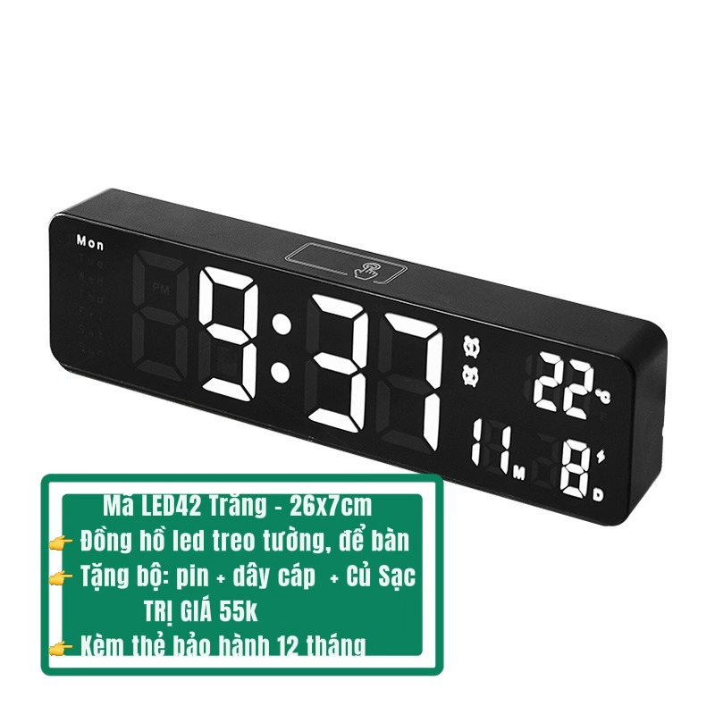 Video thật - Đồng hồ Treo tường Led 3D Bảo hành 12 tháng tại Mii Decor