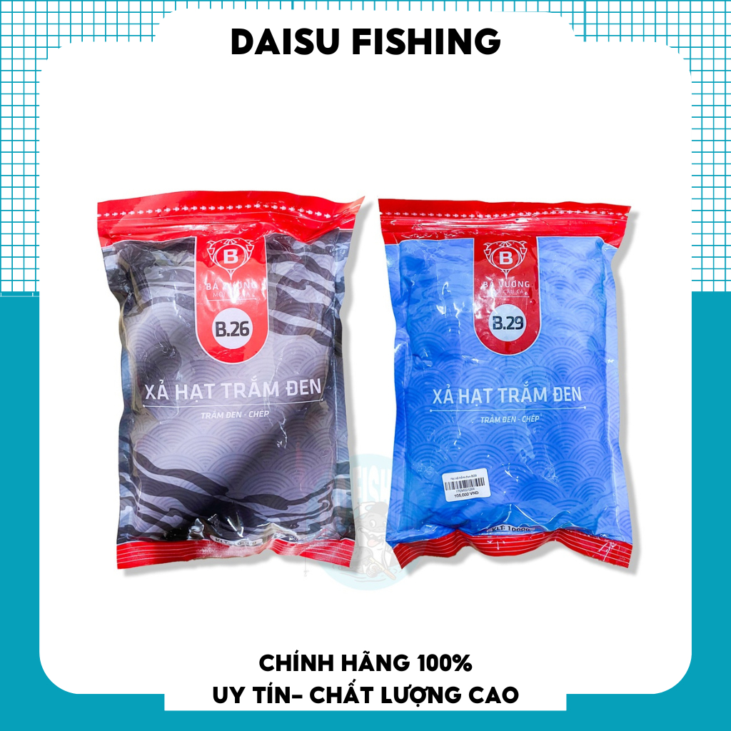 [Chính Hãng] Mồi Xả Trắm Đen B26 B29 Bá Vương