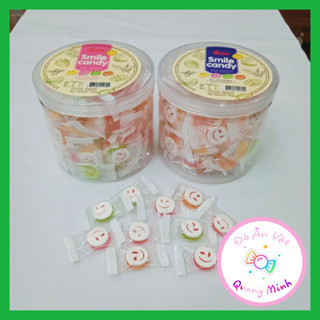  Bán sỉ hộp kẹo mặt cười Smile 100 cái với vị chanh dâu xoài dưa hấu thơm ngon đồ ăn vặt giá rẻ  đồ ăn vặt hot nhất 