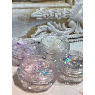 Set nhũ ẩn vẩy cá nhũ bay set 4 hũ có lẻ