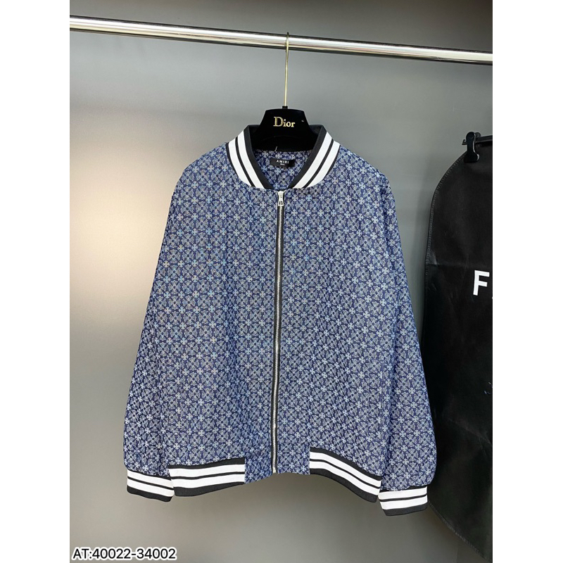 Áo khoác bomber vải bò thô gai bản SUPPER hàng QC cao cấp