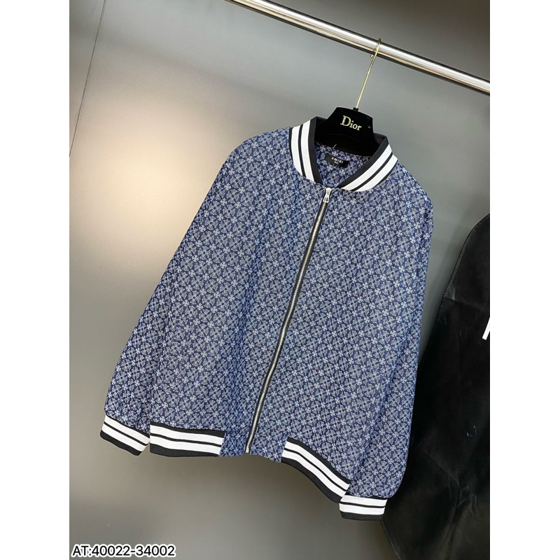 Áo khoác bomber vải bò thô gai bản SUPPER hàng QC cao cấp