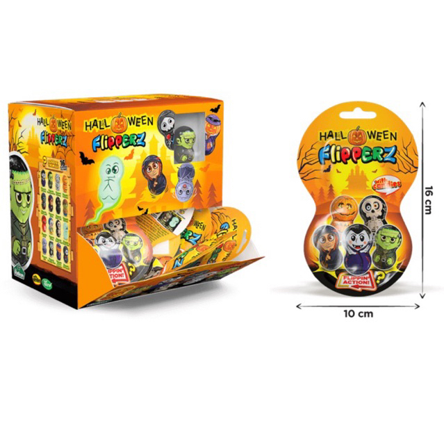 Kẹo đồ chơi lật đật Halloween Relkon Flipperz