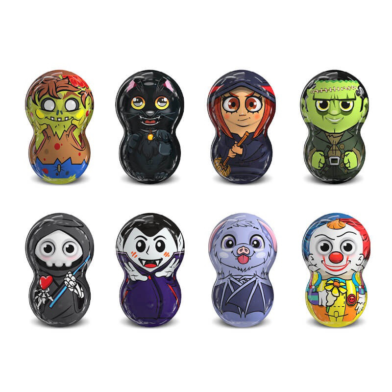 Kẹo đồ chơi lật đật Halloween Relkon Flipperz