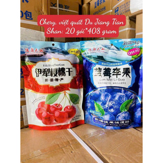Ô mai việt quất, ô mai cherry, ô mai mix gói 408g