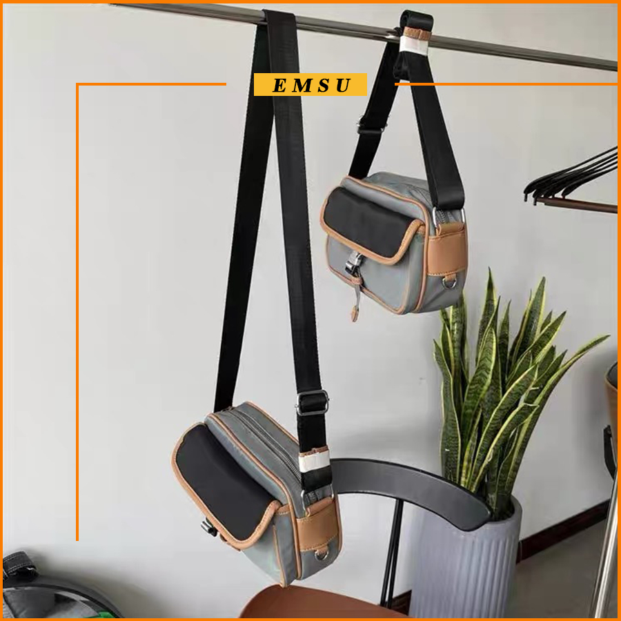 Túi đeo chéo nam hàng hiệu, Túi đeo vai coach dáng ngang vải canvas Oxford cao cấp chống thấm phong cách hàn quốc