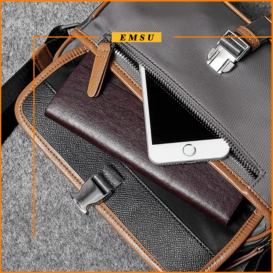 Túi đeo chéo nam hàng hiệu, Túi đeo vai coach dáng ngang vải canvas Oxford cao cấp chống thấm phong cách hàn quốc