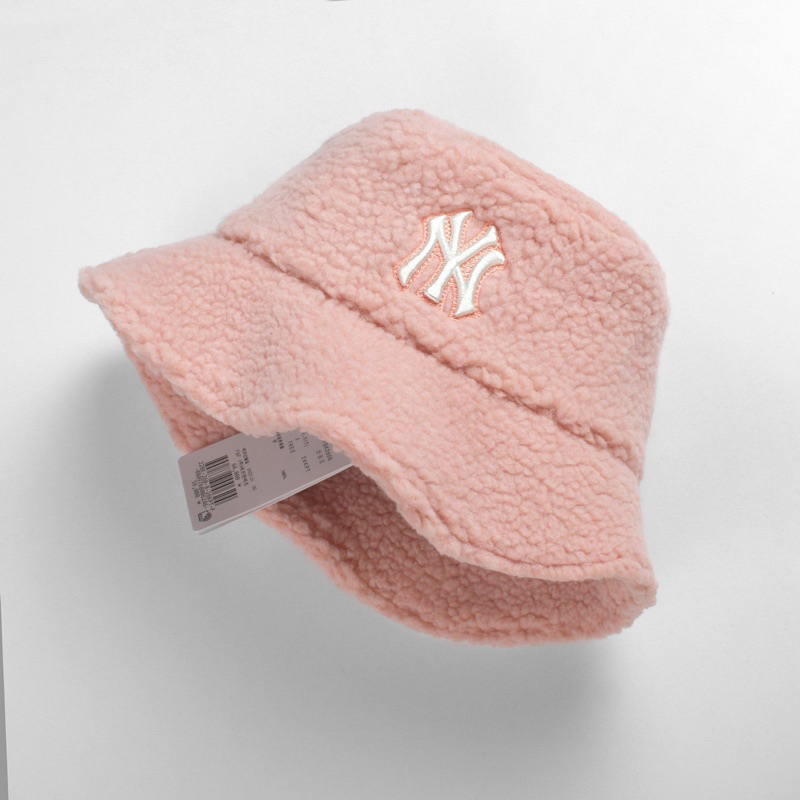 Mũ tròn MLB Bucket lông cừu logo B BUCKET ,Mũ thời trang Meowist