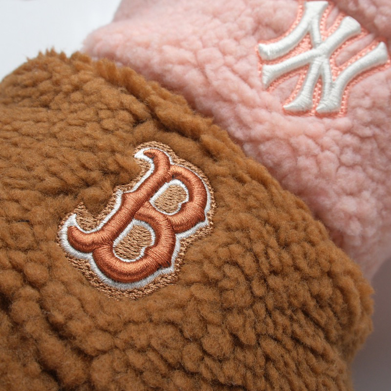 Mũ tròn MLB Bucket lông cừu logo B BUCKET ,Mũ thời trang Meowist