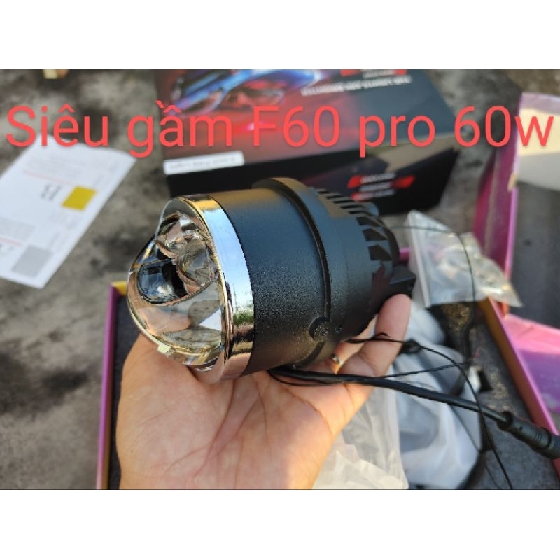 Siêu gầm F60 pro 60w, 1 màu KUS và TWD 3.0 ing  kèm gá