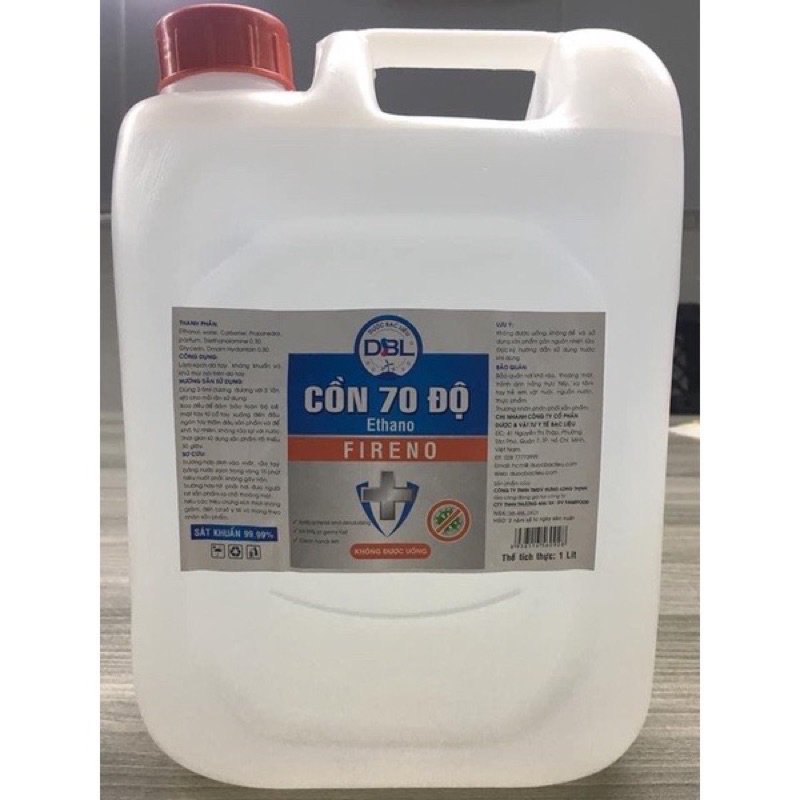Cồn sát khuẩn 90 chai 1000ml .
