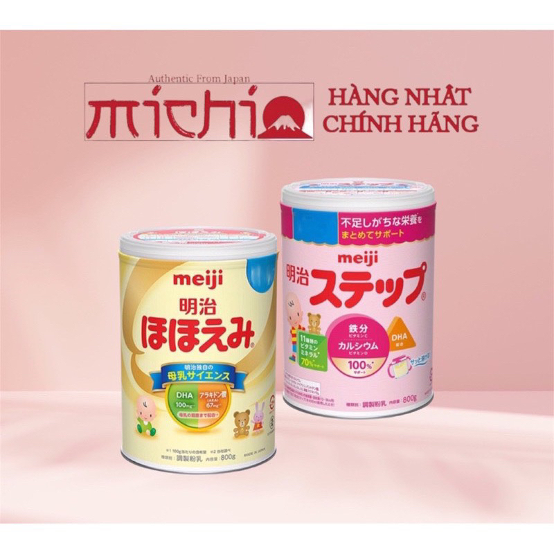 TPBS dinh dưỡng Meiji lon số 0 số 9 nội địa Nhật Bản 800g [Date T1/2025]