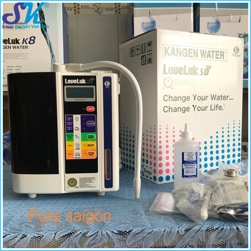 Máy kangen Leveluk SD501 50tr, Leveluk K8 65tr, Made in Japan