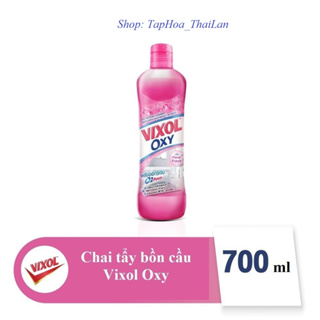 Nước Tẩy Bồn Cầu Vixol Oxy 700ml Nhập khẩu Thái Lan Diệt Mọi Vi Khuẩn Cứng