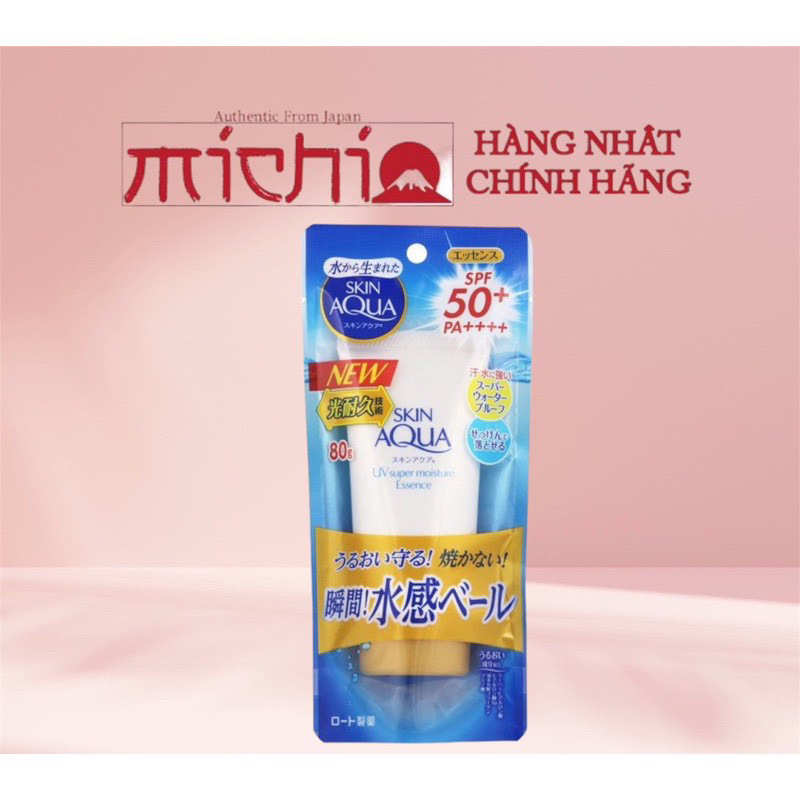 Kem Chống Nắng dưỡng ẩm Skin Aqua UV Super Moisture Essence (80g) - Nhật Bản