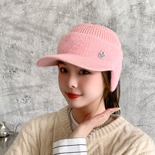 Mũ Len Hở Chóp Giữ Ấm Tai Thời Trang Thu Đông Phong Cách Hàn Quốc
