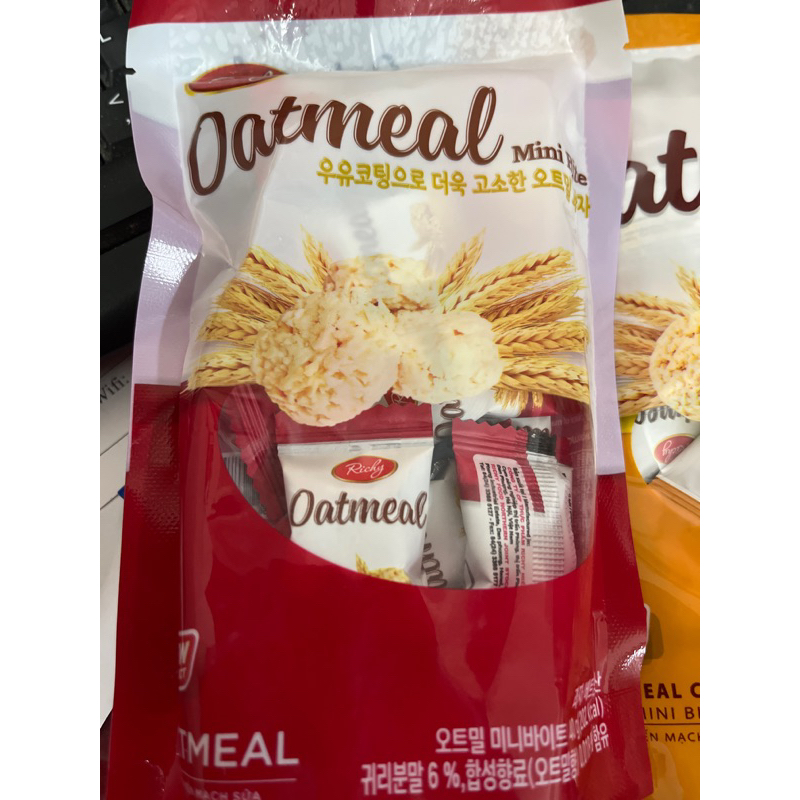 BÁNH NGŨ CỐC YÊN MẠCH OATMEAL _ RICHY GÓI MINI 35G