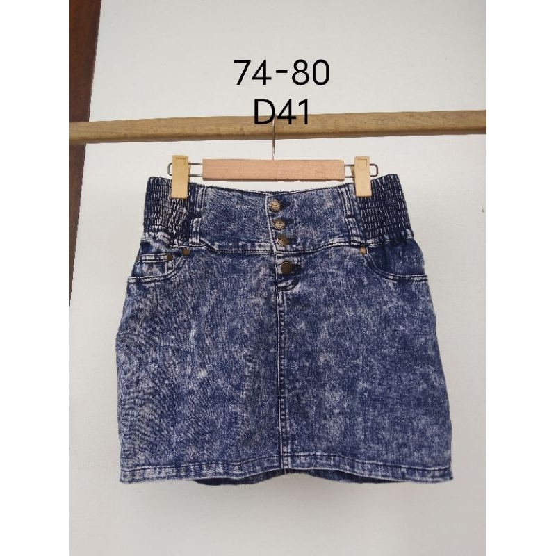 Chân váy jean 2hand vintage, y2k