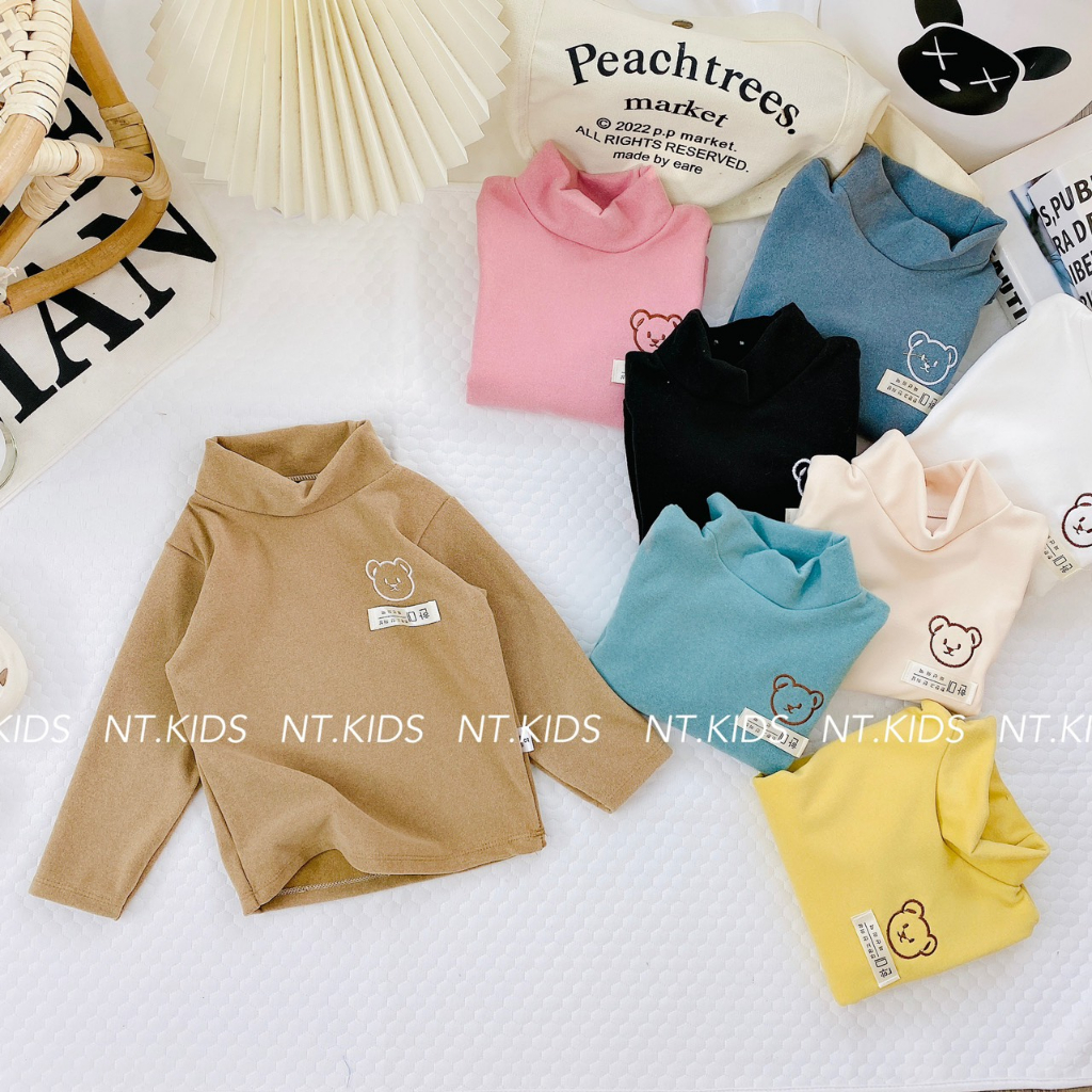 Áo giữ nhiệt cho bé_ Áo giữ nhiệt cho bé trai,bé gái chất liệu lông nhung 2 mặt ấm áp cho bé 7-15kg