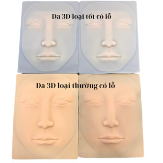 Da mặt phun xăm, Da 3D mặt người,Da mặt 3D có mũi phía sau dùng trong phun xăm thẩm mỹ