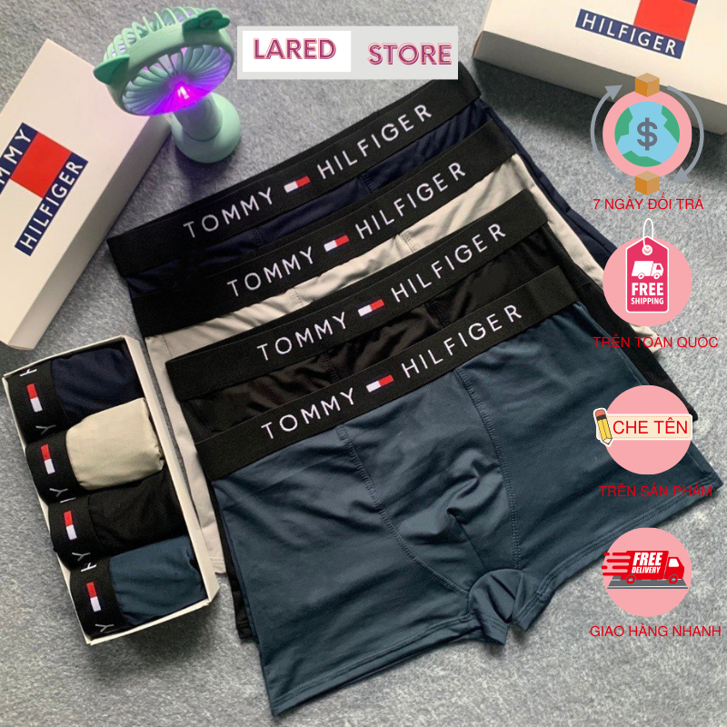 Quần Lót Boxer Nam cao cấp chất thun lạnh, co giãn 4 chiều thấm hút, thời trang Lared 01