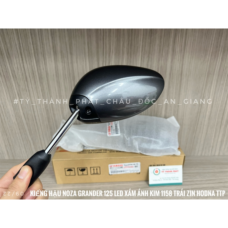 Kiếng hậu Noza Grander 125 Led Xám Ánh Kim 1158 Trái ( 1 Cây )