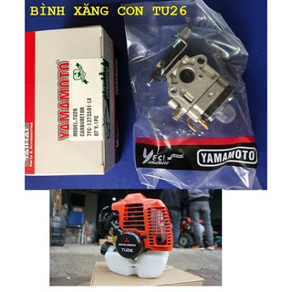Bình xăng con, cuộn dây đánh lửa, bugi máy mitsubishi tu26 tu20 tu23 tl20 tl23 tl26