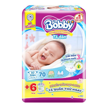TẢ DÁN  BOBBY SIZE XS70+6 MIẾNG