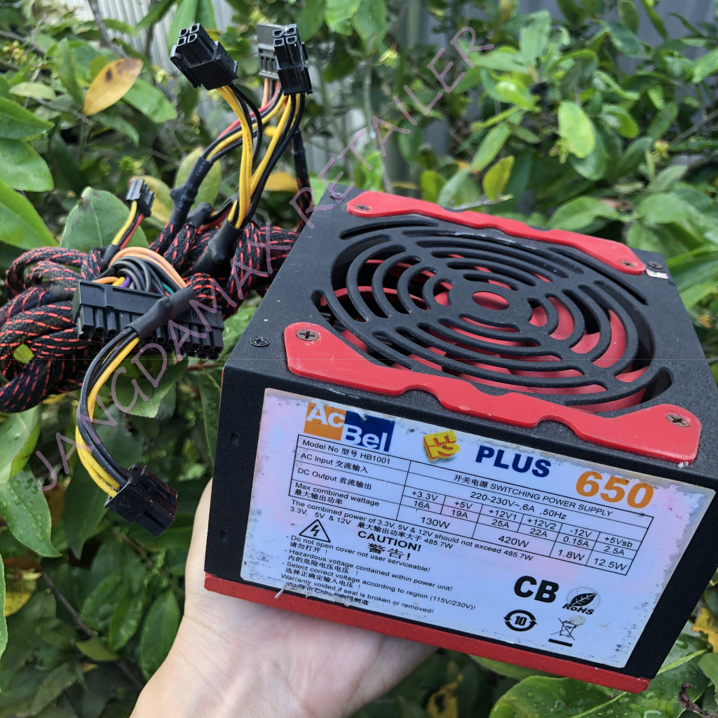 NGUỒN MÁY TÍNH ATX CÔNG SUẨT THỰC ACBEL 400W - 650W