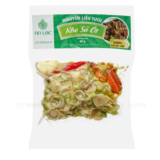 Hỗn hợp nguyên liệu tươi kho sả ớt An Lạc 80g