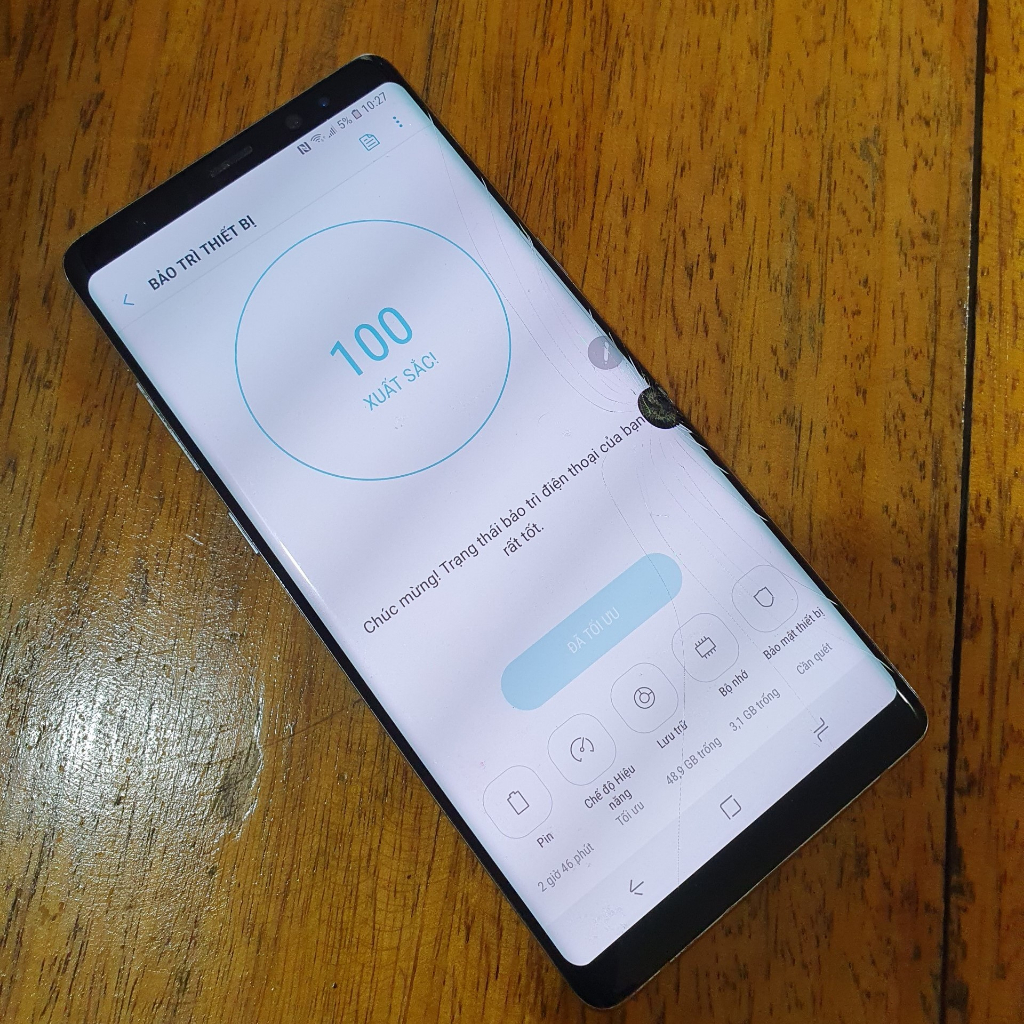Điện Thoại Samsung Note 8 củ vỡ màn hình giá rẻ - Ram 6gb - Bộ nhớ 64gb