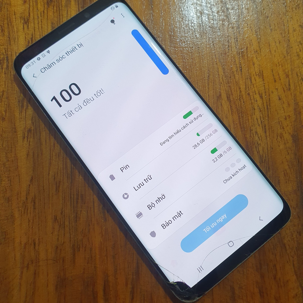 Điện Thoại Samsung S9 plus, S9+ củ vỡ màn hình giá rẻ - Ram 6gb - Bộ nhớ 64gb