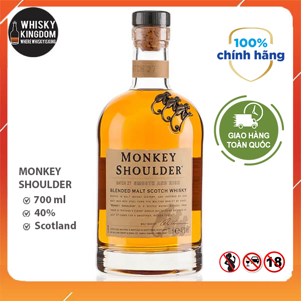 MONKEY SHOULDER - Blended Whisky dành cho giới trẻ