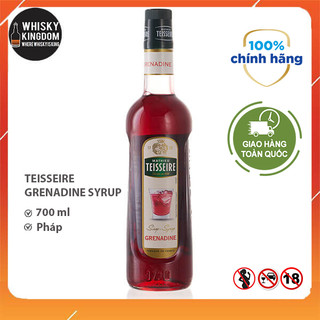 Teisseire grenadine syrup chính hãng siro pha chế hương lựu