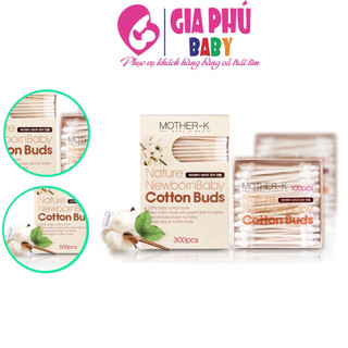TĂM BÔNG SƠ SINH 1 ĐẦU XOẮN MOTHER-K HÀN QUỐC (100C và 300C ) chính hãng