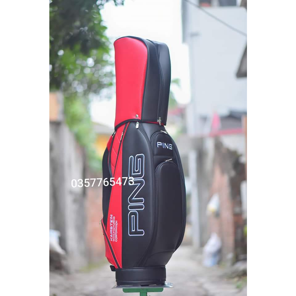 Túi đựng gậy golf thương hiệu Ping siêu nhẹ - Mẫu mới nhất 2023