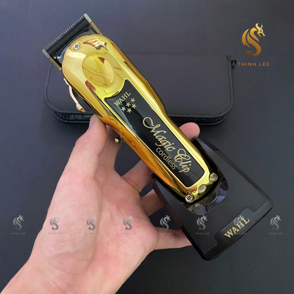 Tông Đơ Cắt Tóc WAHL Magic Clip Gold Cordless - Nội Địa Trung | bản Mài chuốt được thay Lưỡi Gà, Lò Xo - Máy Rất Êm, Bén