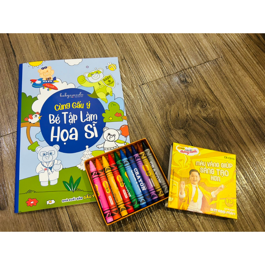 Tô màu cho bé Babycoccole cho bé từ 3 tuổi