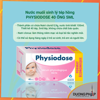 GIFRER Nước muối sinh lý rửa mũi cho bé