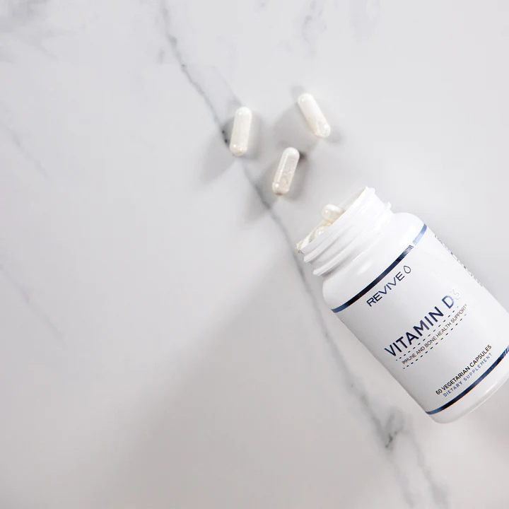 REVIVE Vitamin D3 5000 IU 60 viên : Bảo vệ xương khớp, tim mạch by CBUM