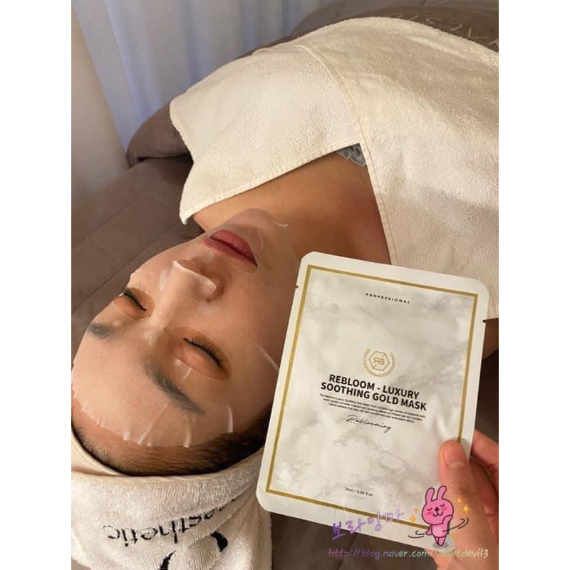 MẶT NẠ Rebloom Luxury Soothing Gold Mask / TÁI SINH LÀN DA