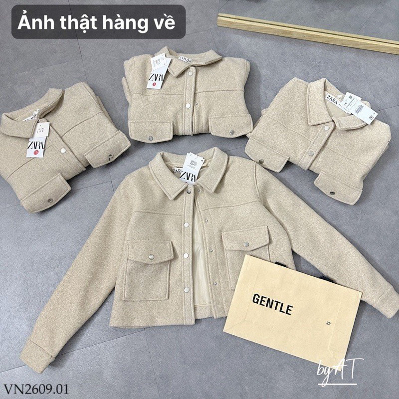 ÁO DẠ ZR 2 LỚP TÚI TRƯỚC