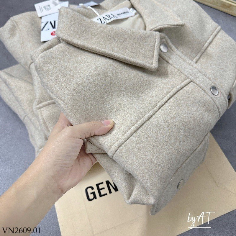 ÁO DẠ ZR 2 LỚP TÚI TRƯỚC