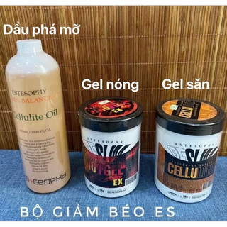 Gel nóng Kem tan mỡ ES gấp đôi tác dụng giảm béo Slimming Hot Gel hũ 1kg