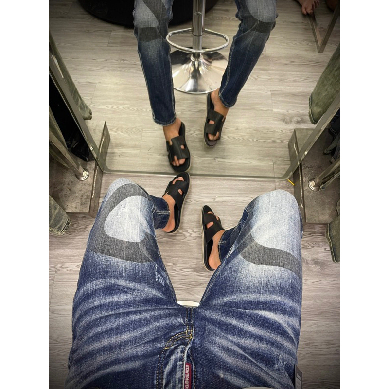 Quần Jeans DSQ Nam In Logo D2 Siêu Đẹp - Quần Bò Nam DSQ Nam Bản 4 Khuy Mới Phiên Bản Cao Cấp 2023