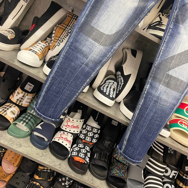 Quần Jeans DSQ Nam In Logo D2 Siêu Đẹp - Quần Bò Nam DSQ Nam Bản 4 Khuy Mới Phiên Bản Cao Cấp 2023