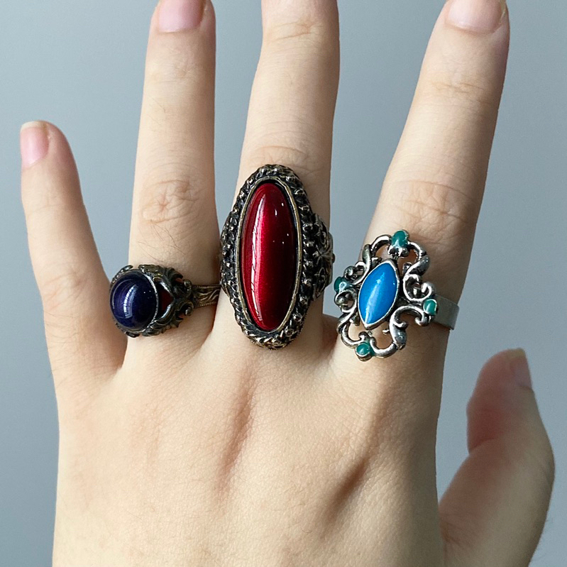 Set nhẫn thời trang - hàng si Nhật